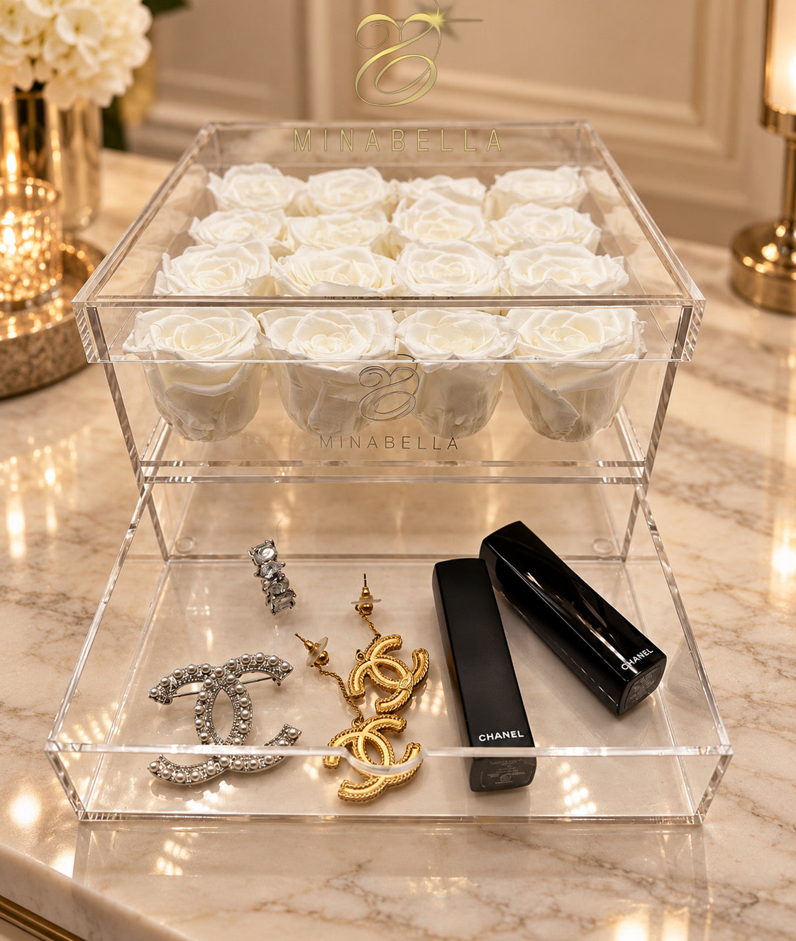 Acrylic Rose Box