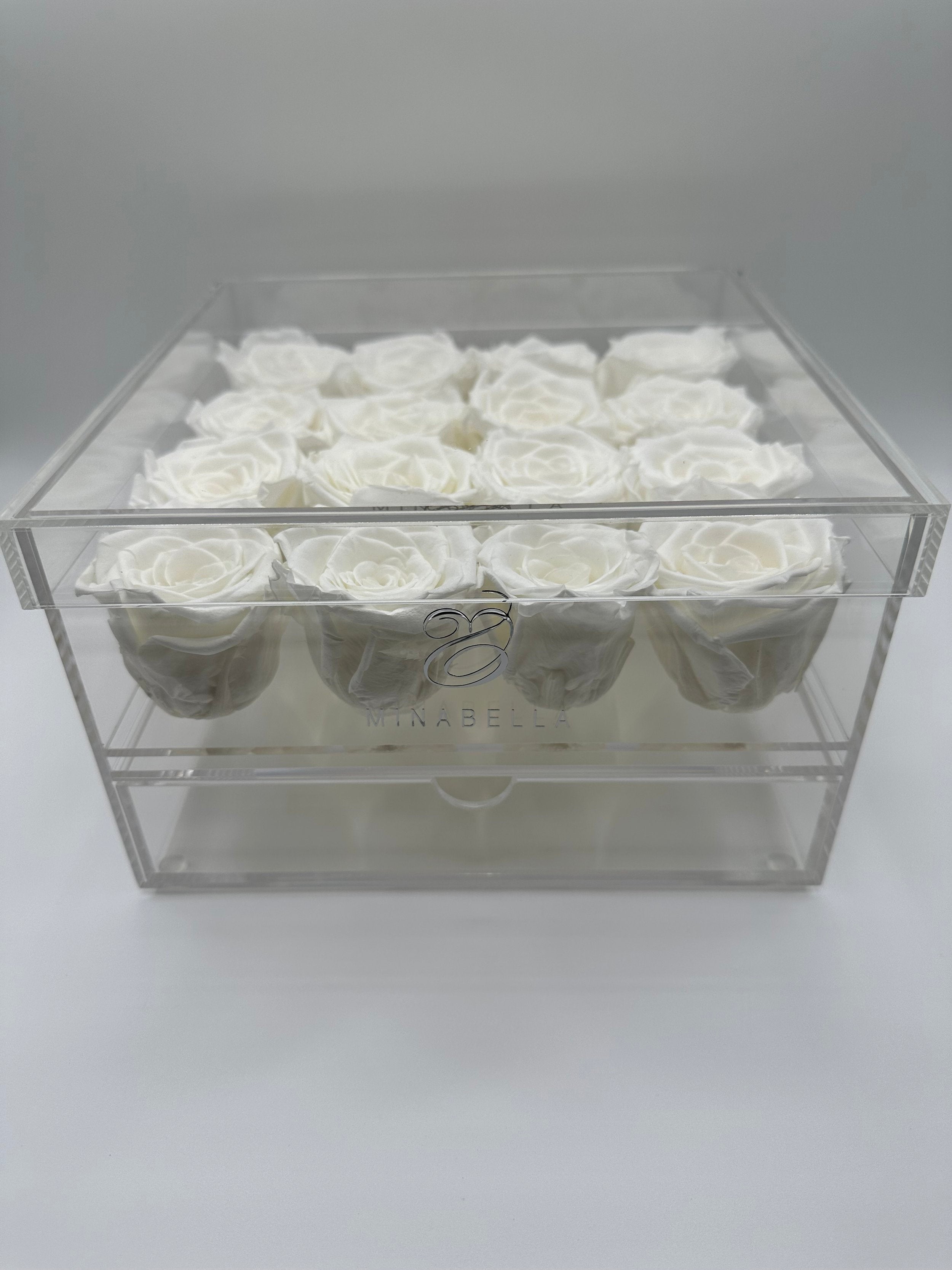 Acrylic Rose Box (Red)