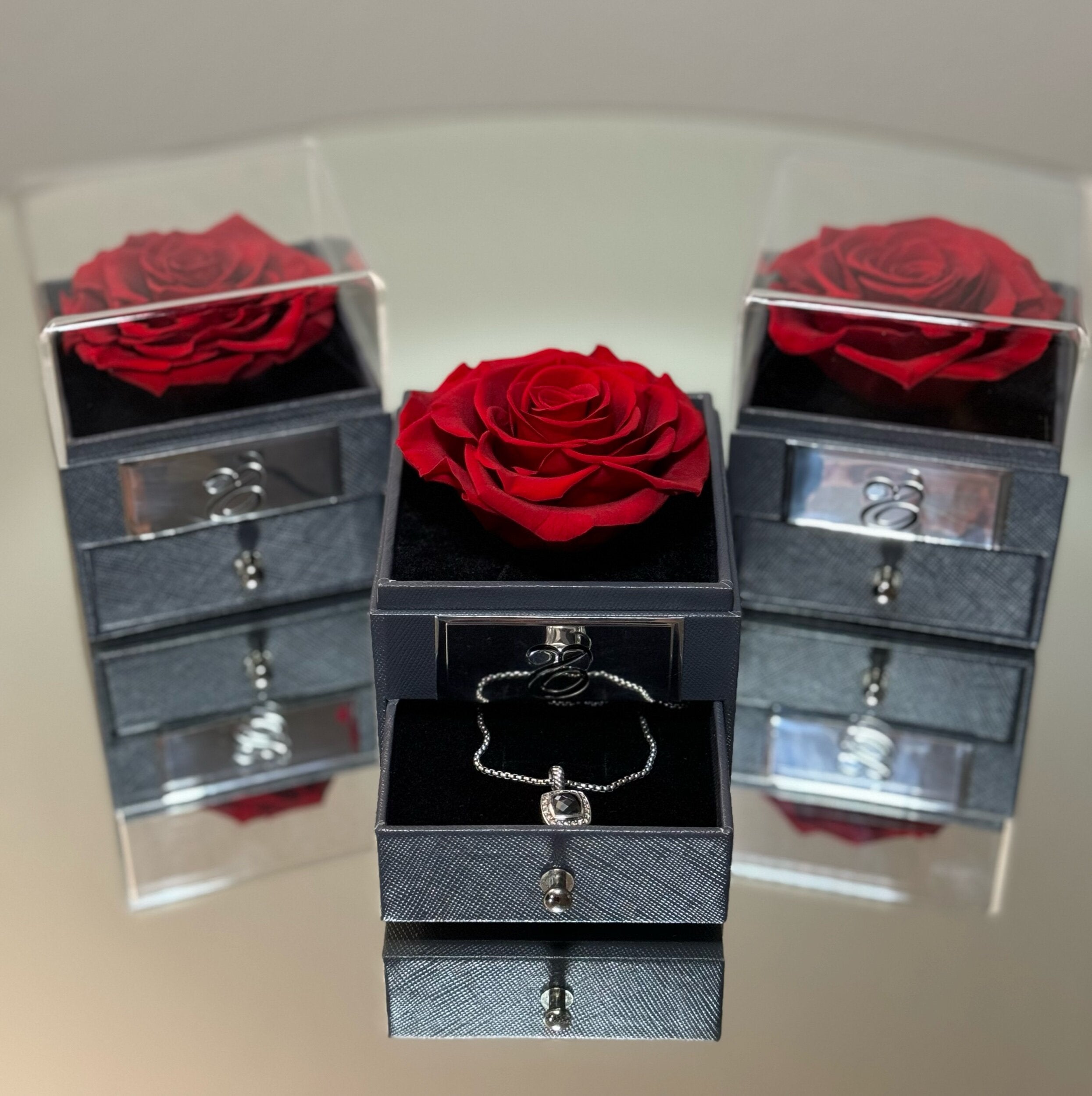 Single Eternal Rose Jewelry Box