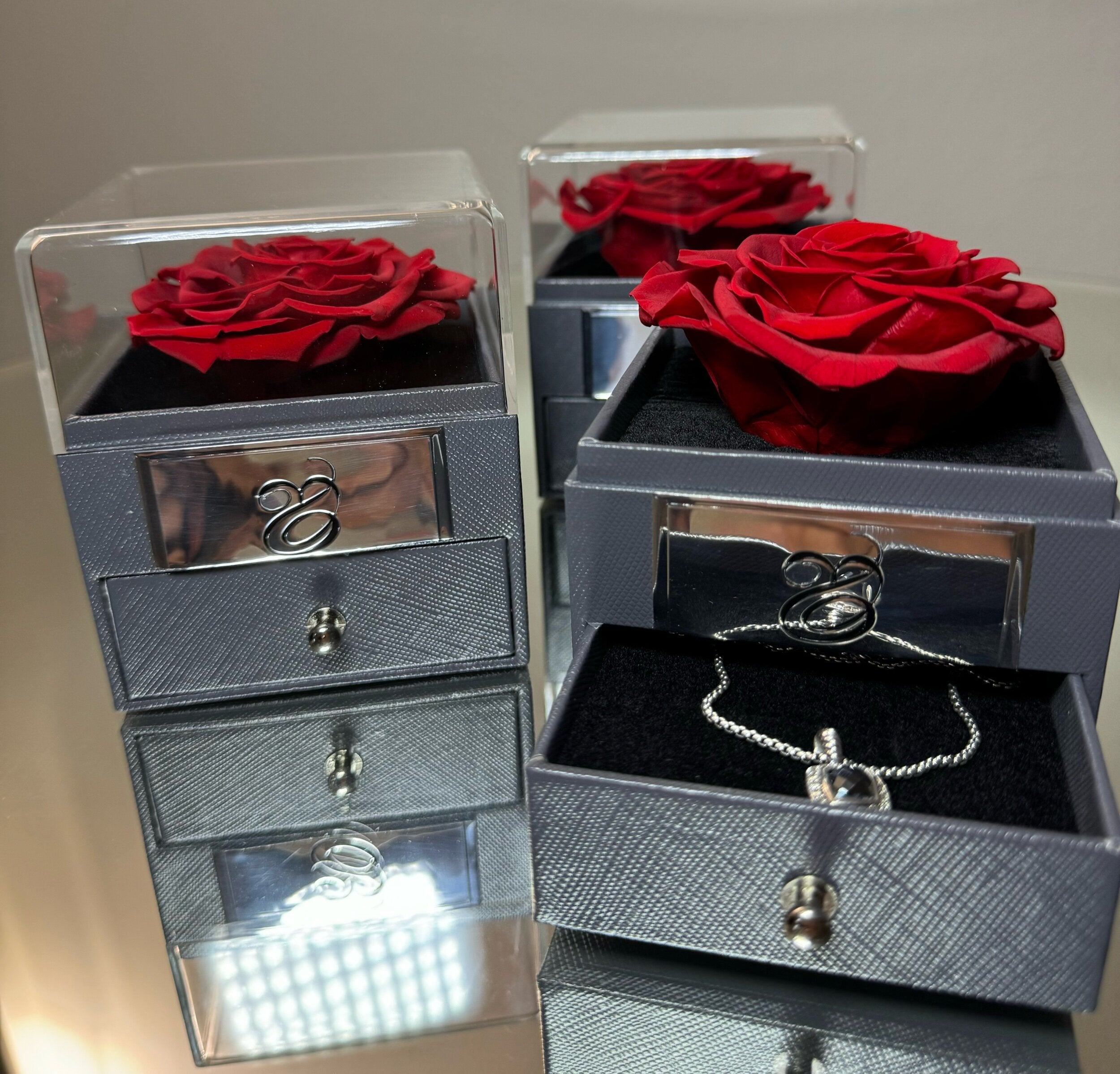 Single Eternal Rose Jewelry Box