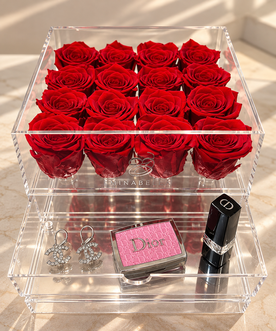 Acrylic Rose Box